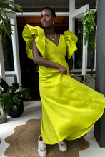 The Taffeta Midi Gown – Now in Punchy Green