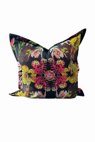 Midnight Bloomscape Cushion Cover