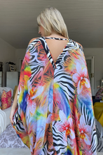 Orchid Zebra Glamour Kaftan