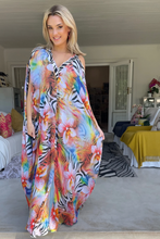 Orchid Zebra Glamour Kaftan