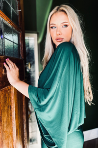 Hunter Green Twist Dress