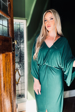 Hunter Green Twist Dress