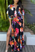 Bold Floral Stitch Serenity Dress