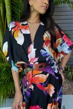 Bold Floral Stitch Serenity Dress